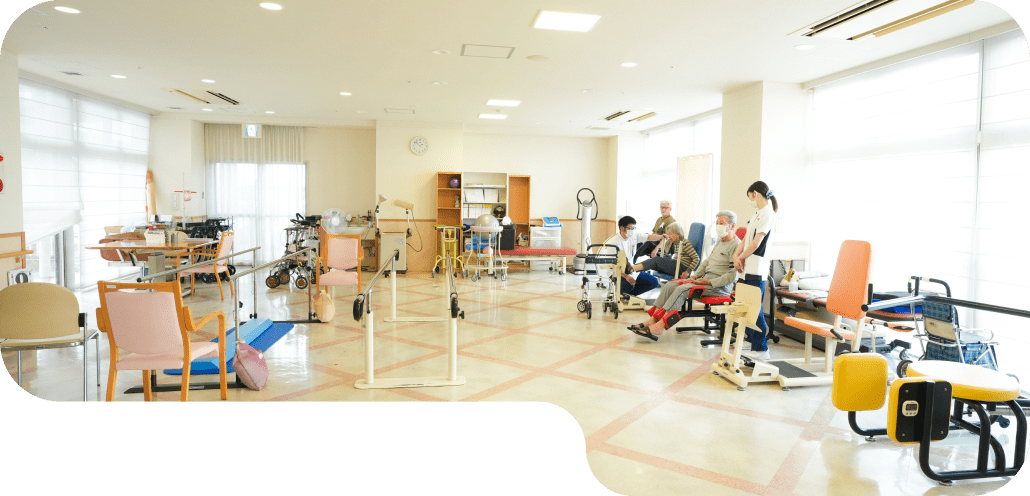 ヴィラとびしまのリハビリの様子です