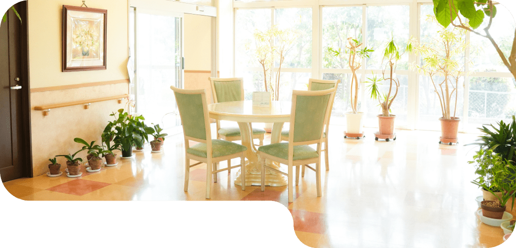 ヴィラとびしまのエントランスの様子です