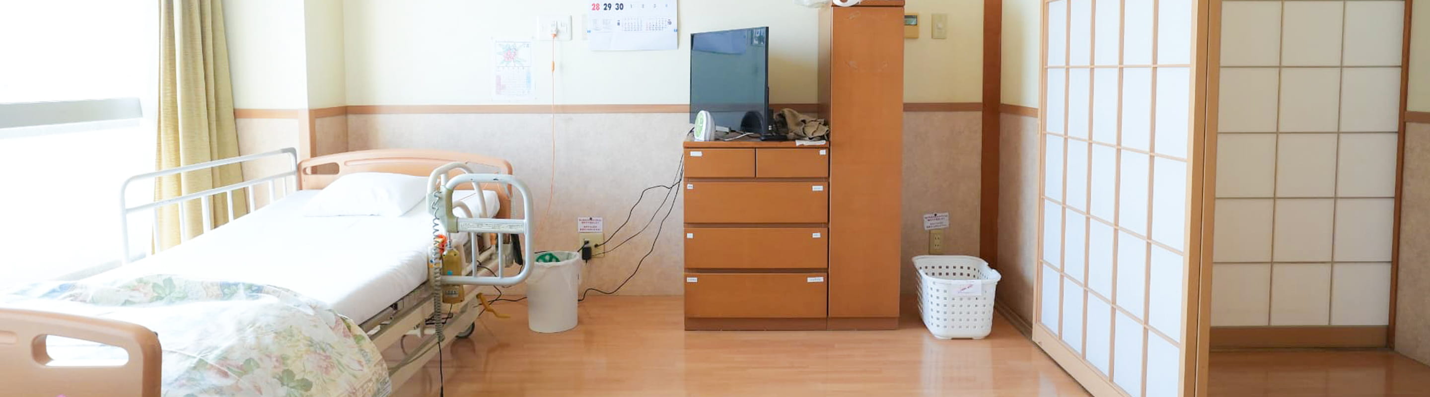 利用者の方の素敵な笑顔です